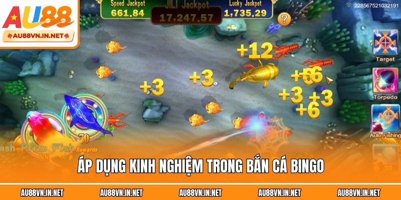 Áp dụng kinh nghiệm trong bắn cá Bingo