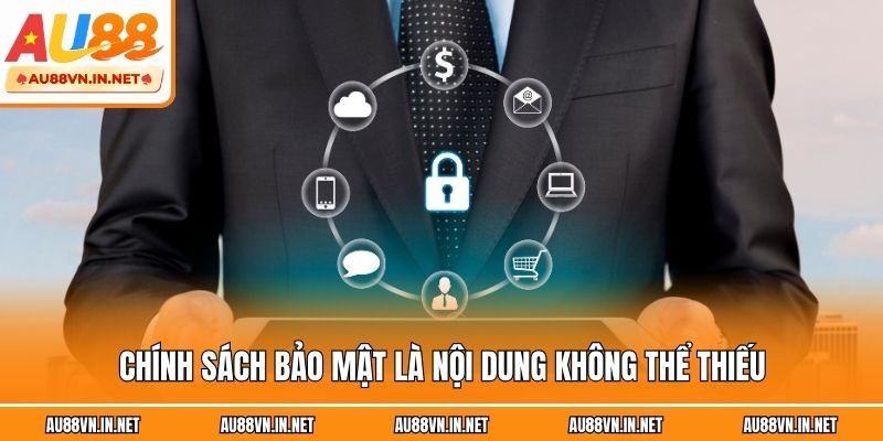 Chính sách bảo mật là nội dung không thể thiếu